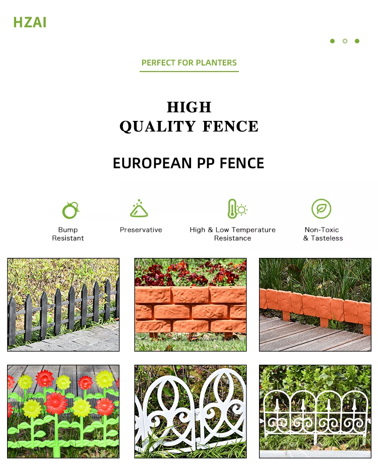 Protective Guard Edging Decor Garden Fence Edging for Garden Fence Edging Decorations Garden