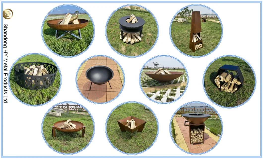 Factory Price Barbecue Plate Corten Steel Metal Practical Fire Pit